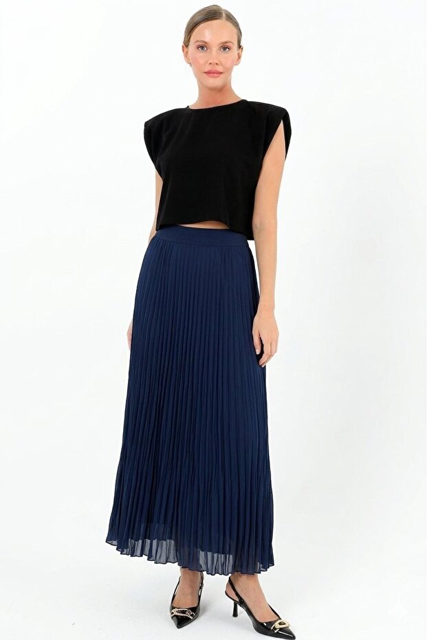 5432 Chiffon Crinkle Skirt