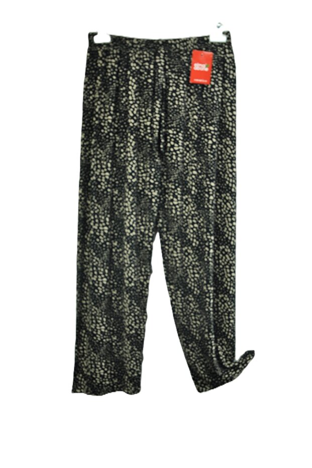Plus Size Women's Summer Cotton Pants with Elastic Waist