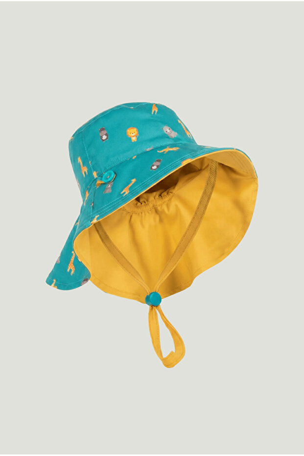 Phuket Double-Sided Usable Uv Protected Sea Beach Pool Children's Baby Hat