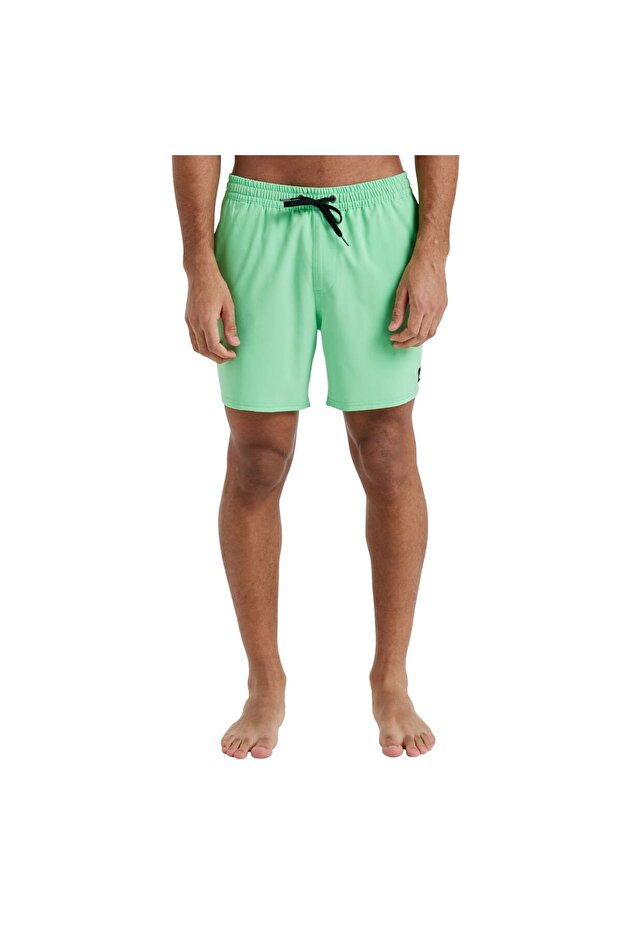 Surfsilk Solid Volley 16 Eqyjv04118-Ggj9 Green Shorts