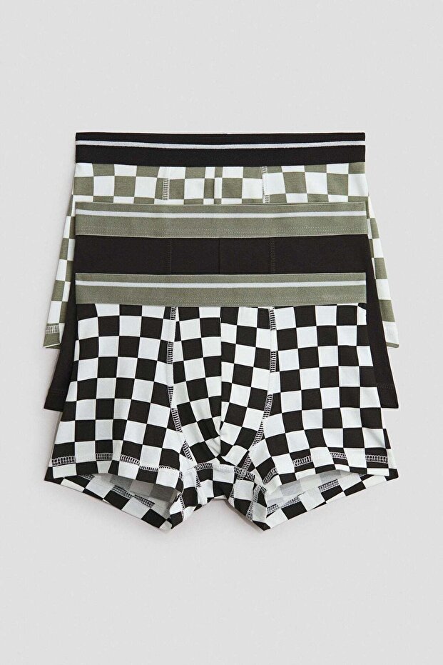 3-pack cotton trunks - 1