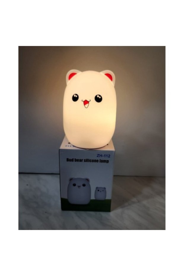 Cute Teddy Bear Motif Night Light for Office Home Office Gift
