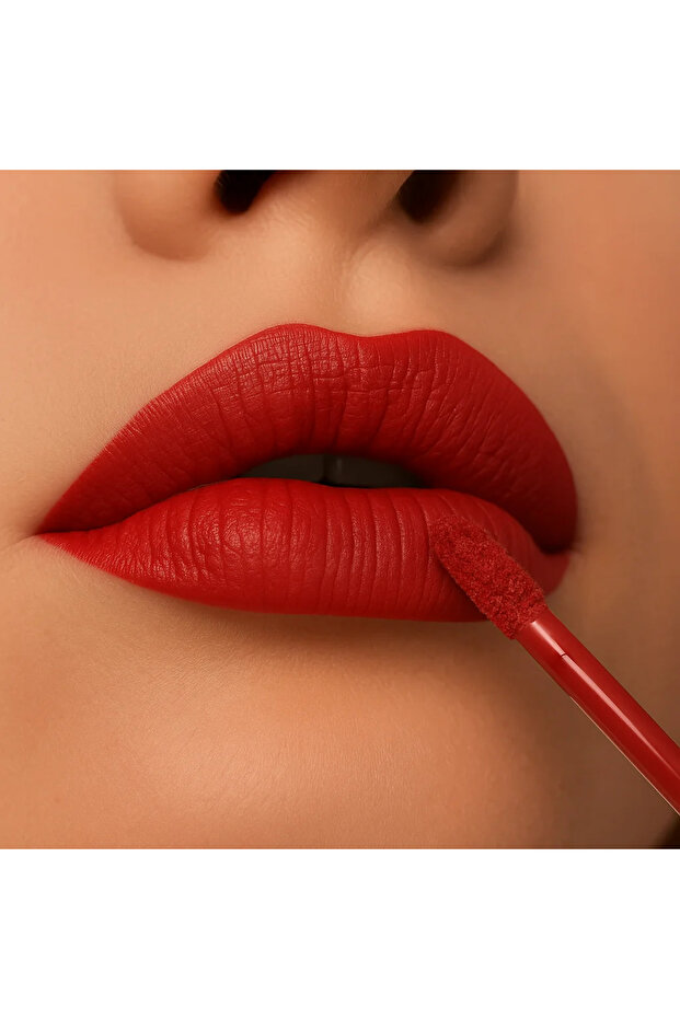 LuxMatte 24-Hour Lipstick (Jet-Set Red)