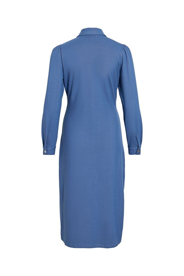 Rochie maxi VICHANIA cu mânecă lungă - 3