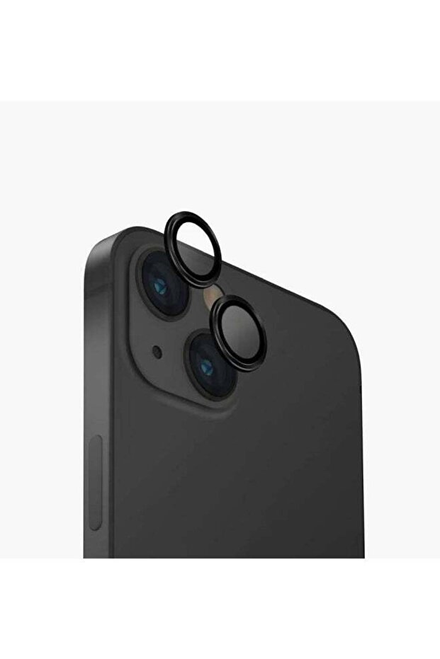 Optix Aluminium Camera Lens Protector for iPhone 15 & 15 Plus Midnight Black