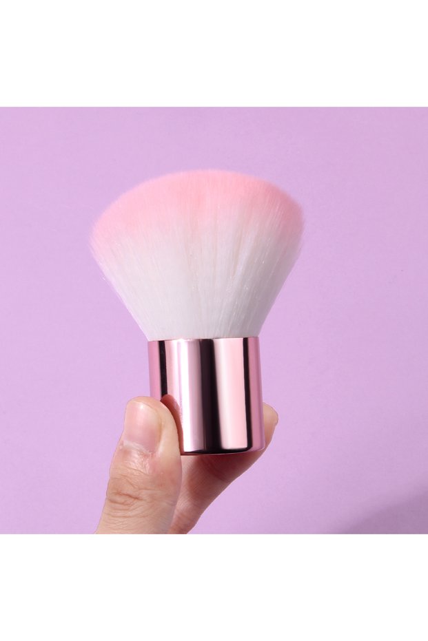 Pink Mushroom-shaped Soft Brush For Manicure Nail Art Dust Brush Nail Dust Brush Gel Polish Dust Cle