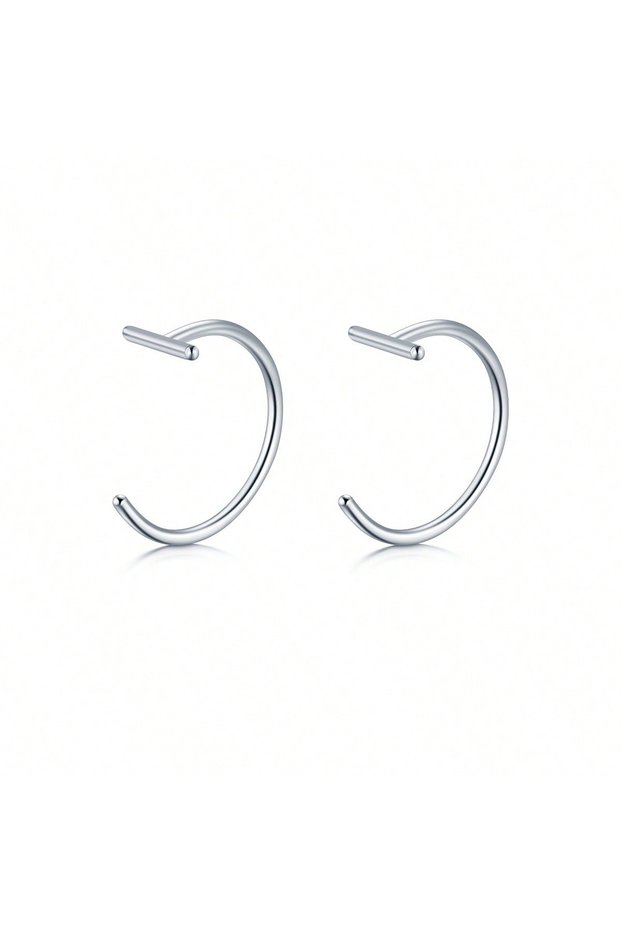C-shaped and spiral Face 18G 1.0x8mm Labret, Lip Piercing Jewelry Style 7 Fake Lip Piercing Fake Lip
