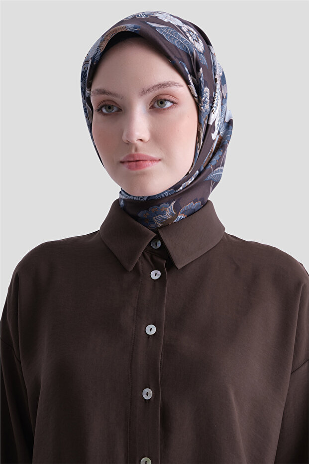 طقم تونيك ريلاكس باللون البني - 4