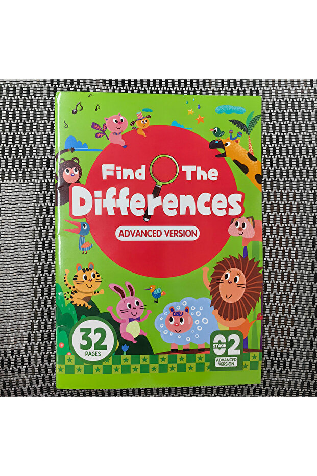 One Book Hidden Differences Activity Book, Featuring 32 Interactive Observation Games and Memory Exe
