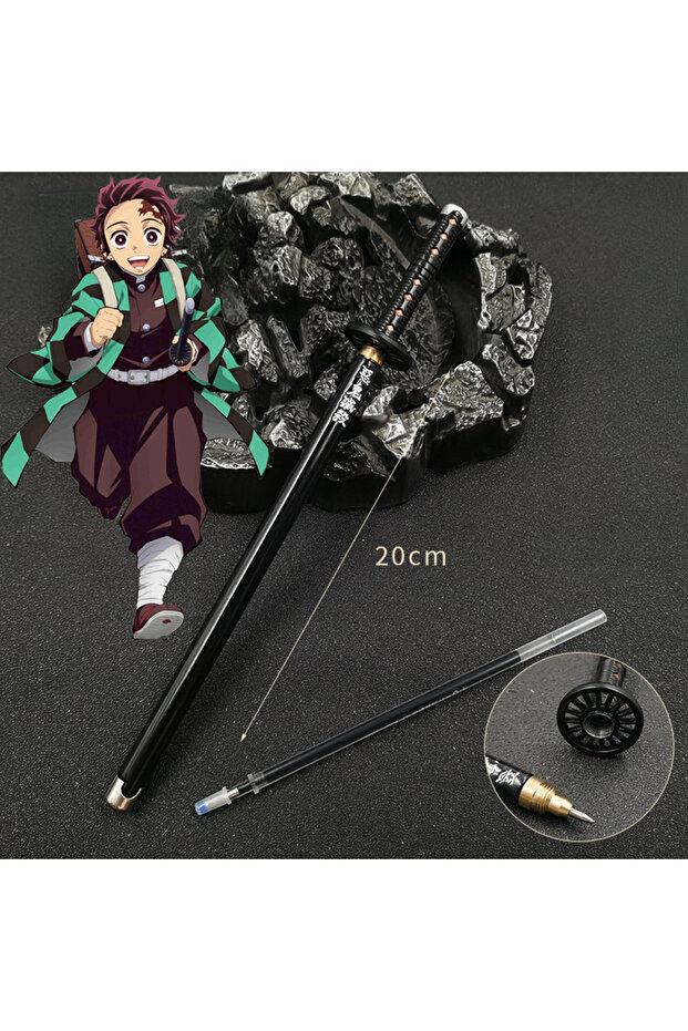 MINISO Kamado Tanjirou 2 20cm Anime Peripheral Neutral Pen/my Wife/Zenyi/moth/butterfly Blade Day W