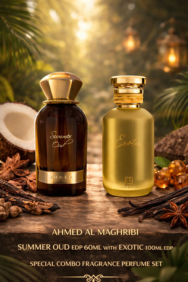 Summer Oud EDP 60ml with Exotic EDP 100ml Special Combo Fragrance Perfume Set for Men & Women