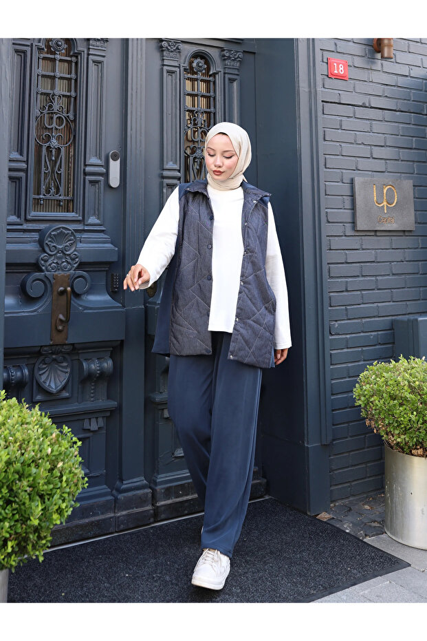 Vest, Pants, and Sweatshirt Three-Piece Set Autumn Winter Collection
