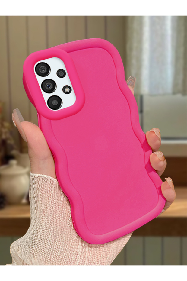Samsung Galaxy A33 5g Compatible Shockproof Simple Red Silicone Phone Case
