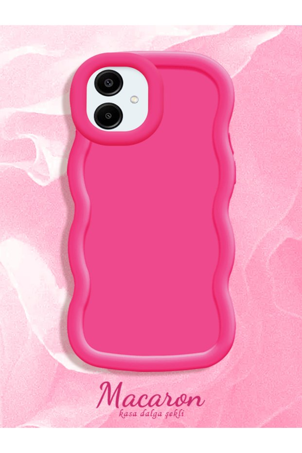 Simple Red Silicone Phone Case Compatible with Samsung Galaxy A06 Shockproof