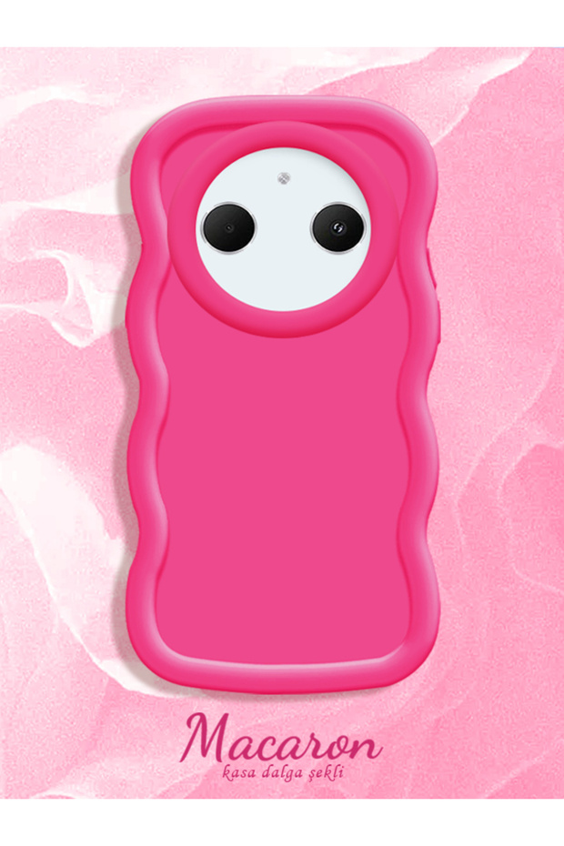 Shockproof Simple Red Silicone Phone Case Compatible with Redmi A3 Pro