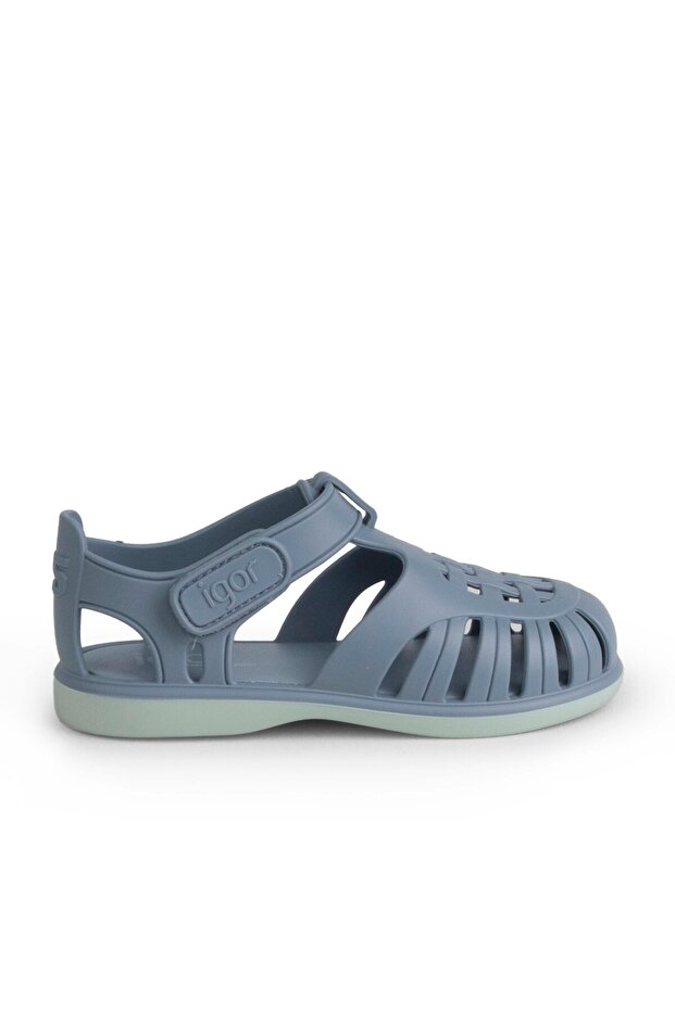 Tobby Solid Bicolor Children's Sandals - 3