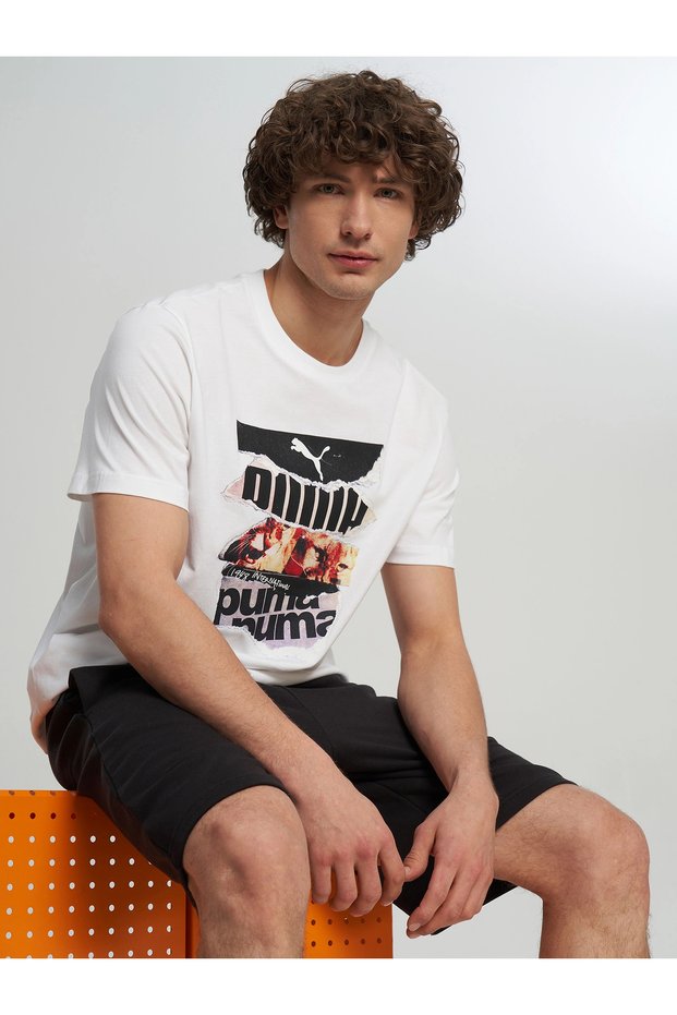 Brand, 100% Cotton, Sports Style, Graphic Printed T-Shirt for Men.