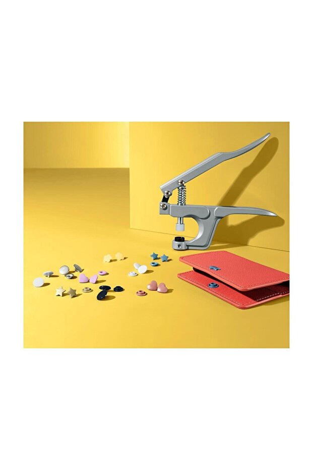 Snap Button Set: 100 Pieces, 80 Plastic, 20 Metal, 12.5 mm Snap Set