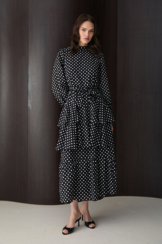 Voile Polka Dot Dress 32-2803