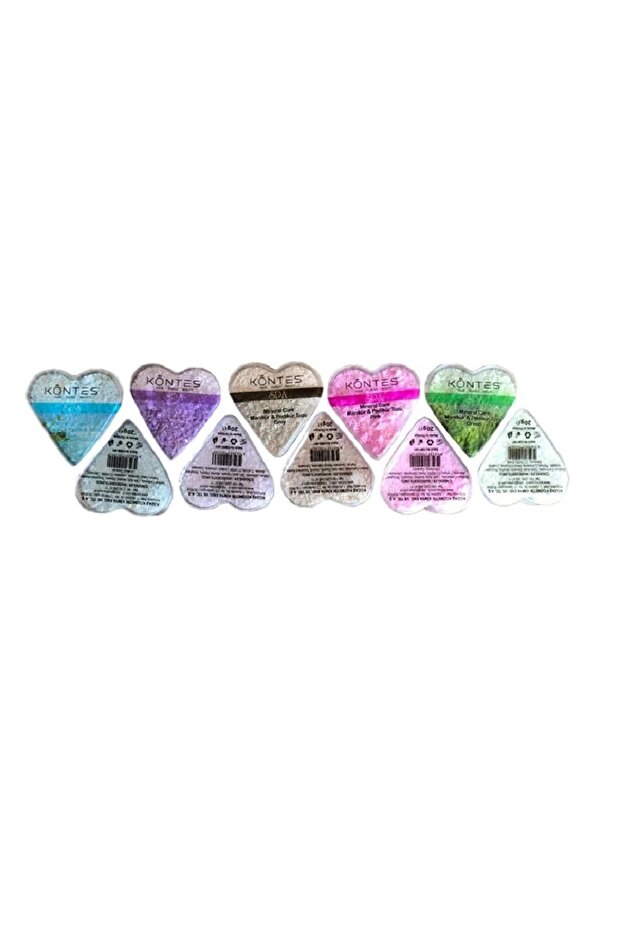 Kontes Disposable Heart Manicure Powder 10 Pack X 35 Gr