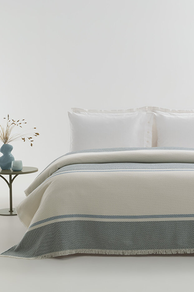 Calva Cotton Single Pique - Petrol