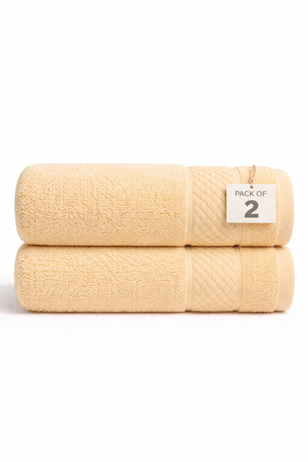 - Pack of 2 Cotton-Rich Bath Towel