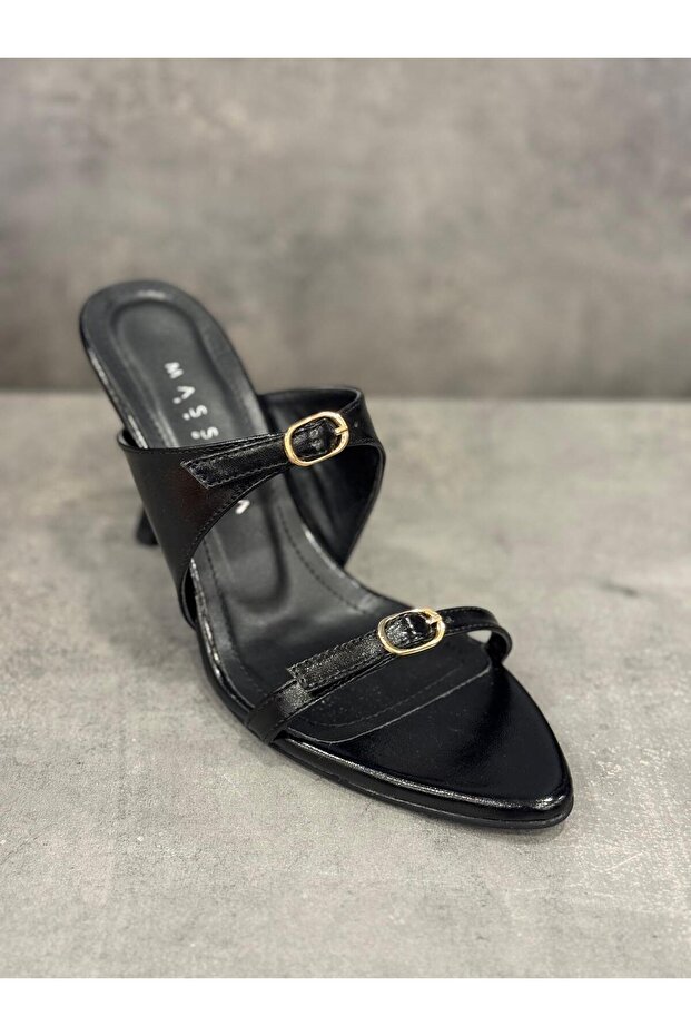 HEELED SLIPPERS