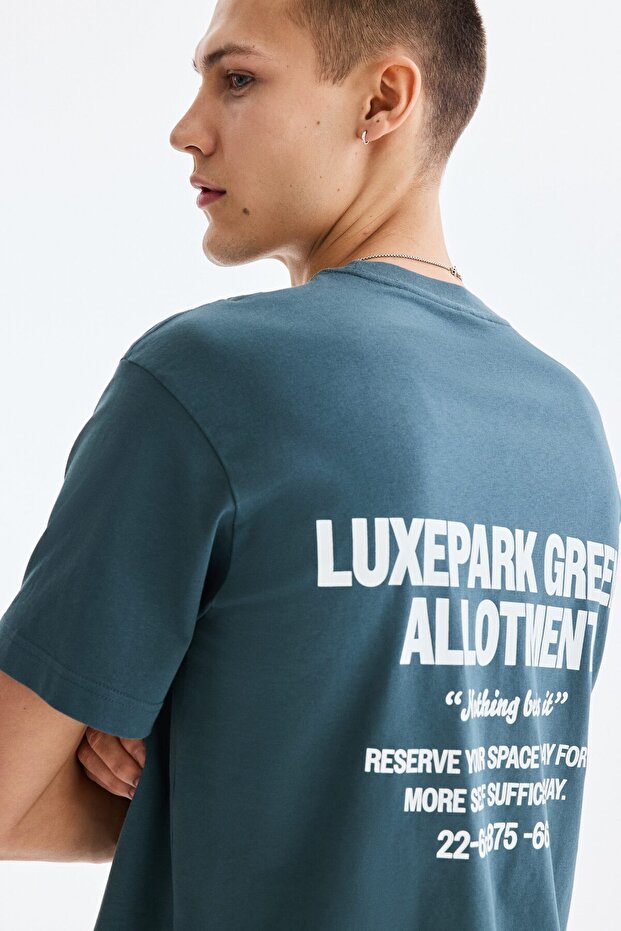 Relaxed Fit Baskılı Tişört