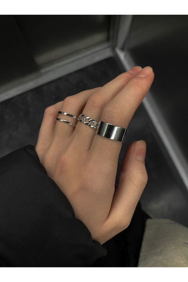 3-Piece Basic Ring Set Adjustable