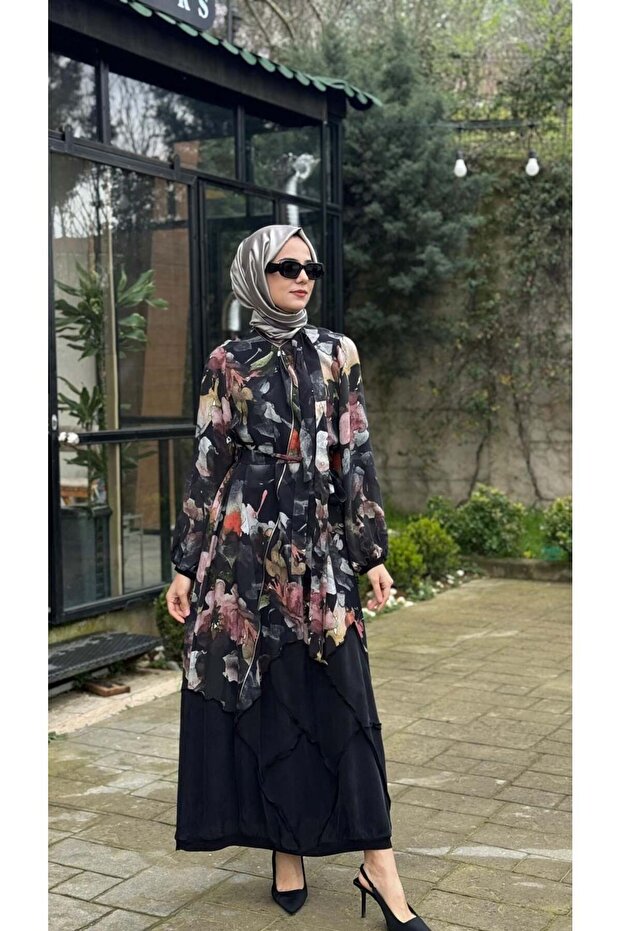 Floral Patterned Dress 39802