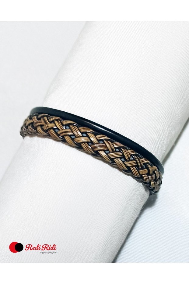 Handmade Leather Bracelet Model.6211-1
