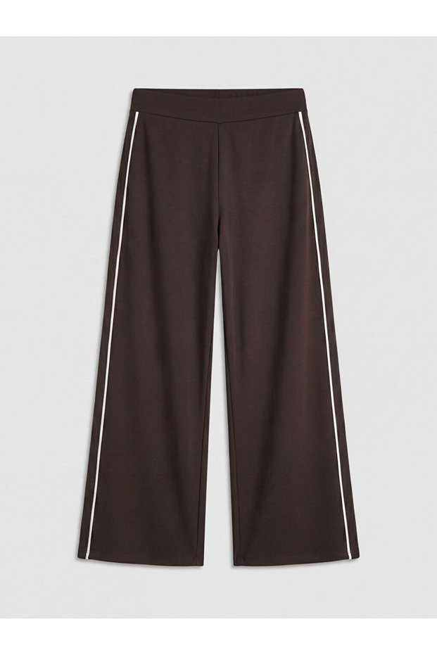 Lcw Modest Brown Striped Women's Sweatpants