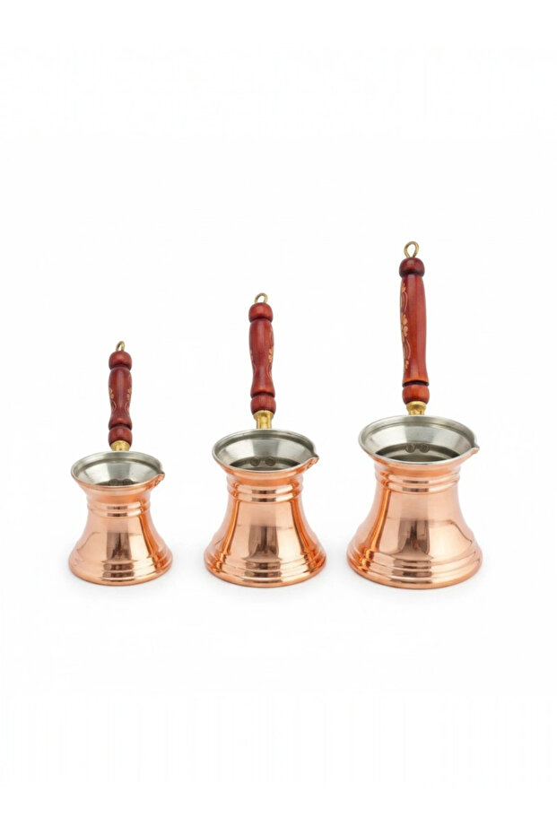 Hatır 3-Piece Copper Coffee Pot Set