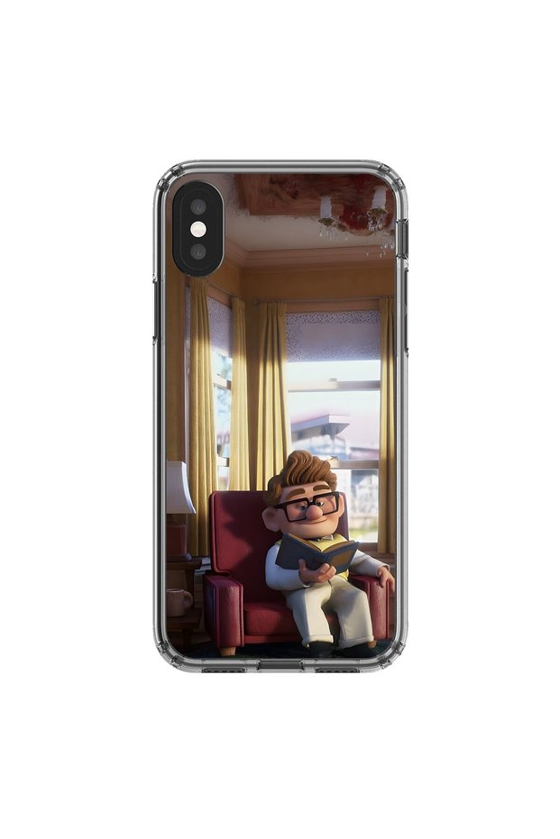iPhone XS Compatible Couple 11/1 Design Transparent Case