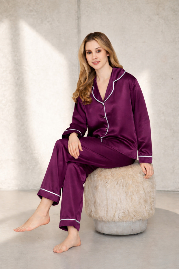 Silky Special Series Satin Pajama Set - Women's Pajama Set