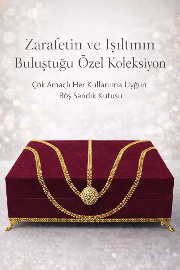 Hürrem Gift Box Mother's Day Gift Luxury Velvet Gift Box Special Stylish Elegant Gift Box
