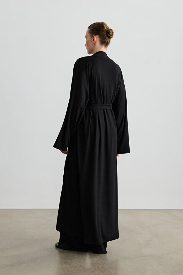 KIMONO MAXI NEGRU - 5