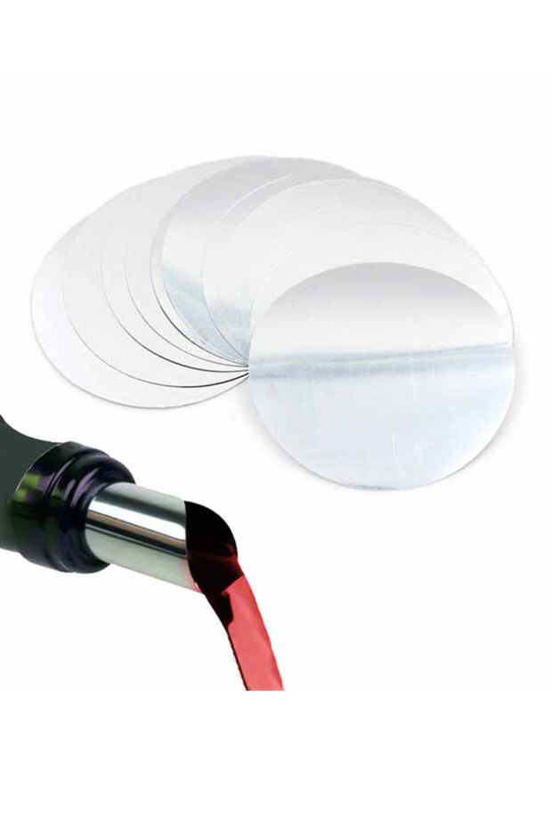 Premium Reusable Liquid Pourer Discs – Drip-Free Flexible Foil Spouts for Oil, Juice, and Vinegar (Pack of 10)