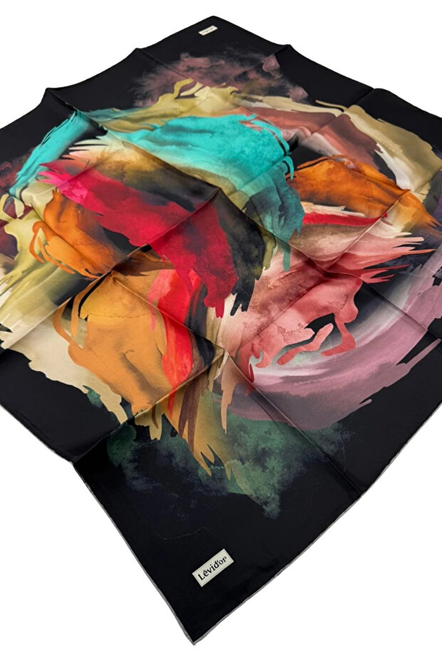 Eșarfă din mătase twill LD1221 - 1