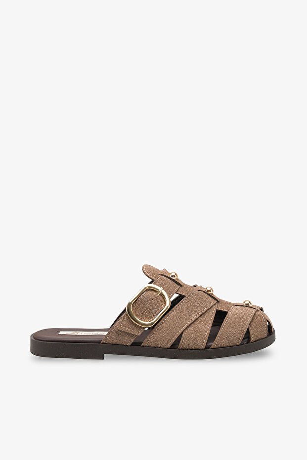 Laokla Women's Slippers - Mink Suede