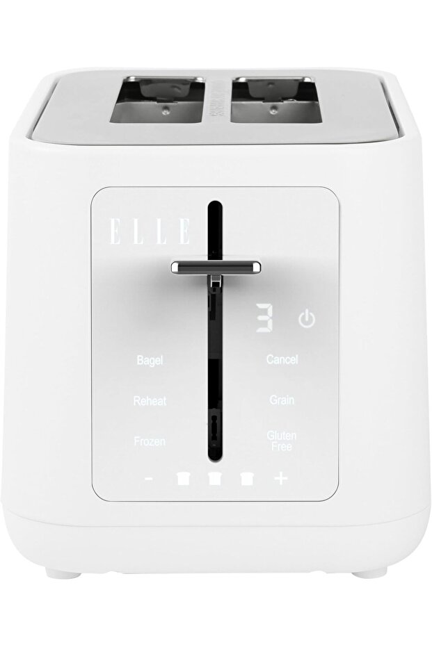 Panache Series 2 Slice Digital Toaster, Touch-Activated Display, 6 Browning Levels, 980W, White