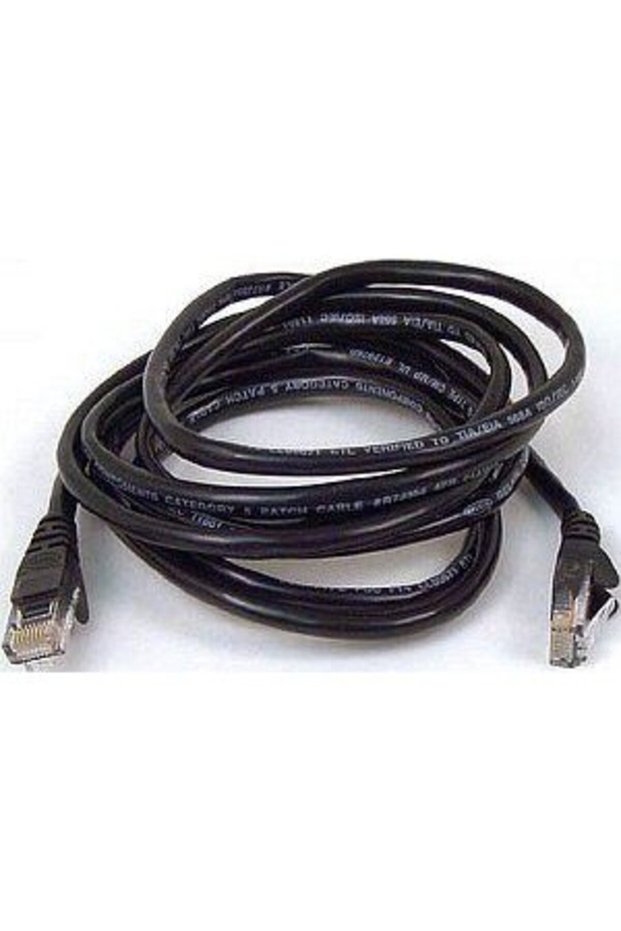 Patch cable Cat6 U/UTP flat black 7,0m