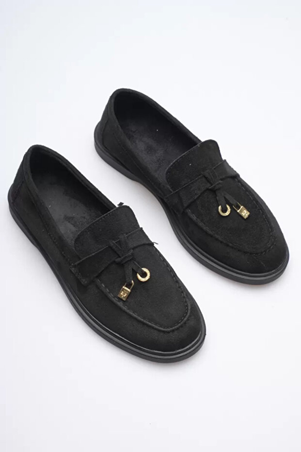 Braga Premium Daily Black Suede Loafer