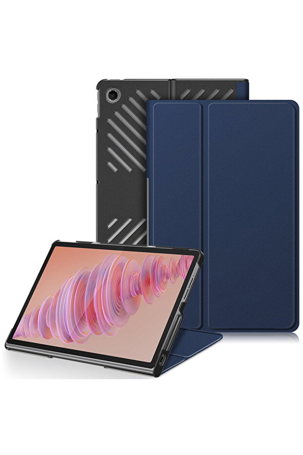 Lenovo Tab Plus Case - FoldPro - Blue - 1