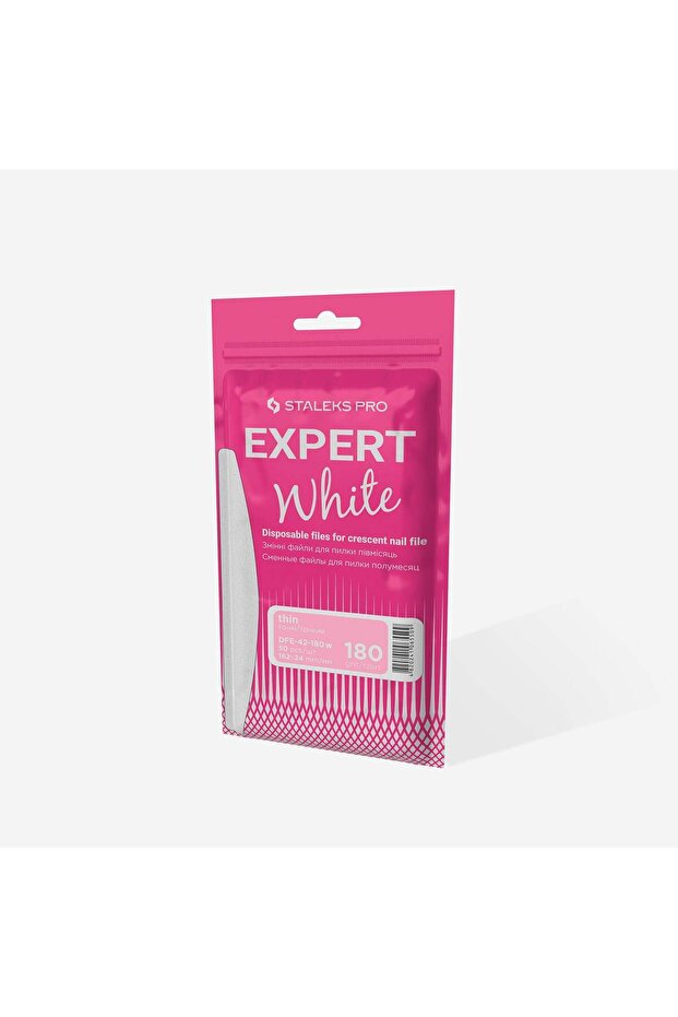 Replacement White Rubbers for Dfe-42-180W Expert 42 Half Moon Rubber, 180 Grit (50 Pieces)