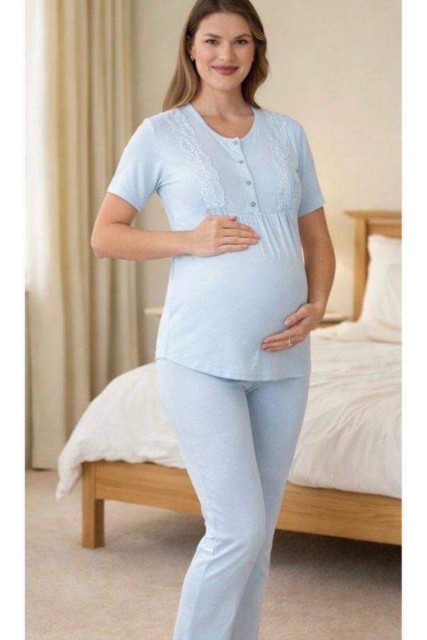Women's Double Maternity Pajama Set
