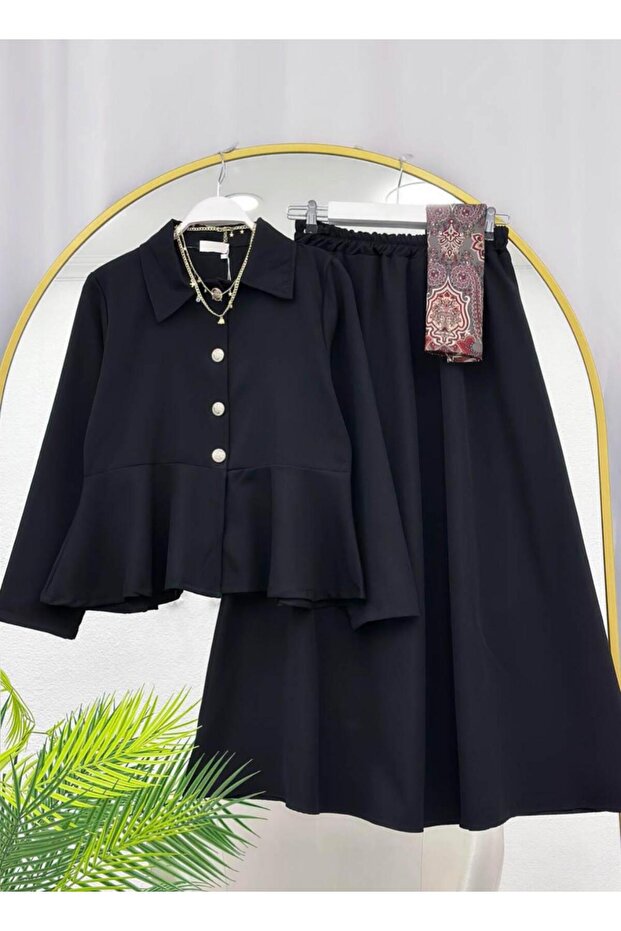 Six-Piece Ruffled Skirt Set