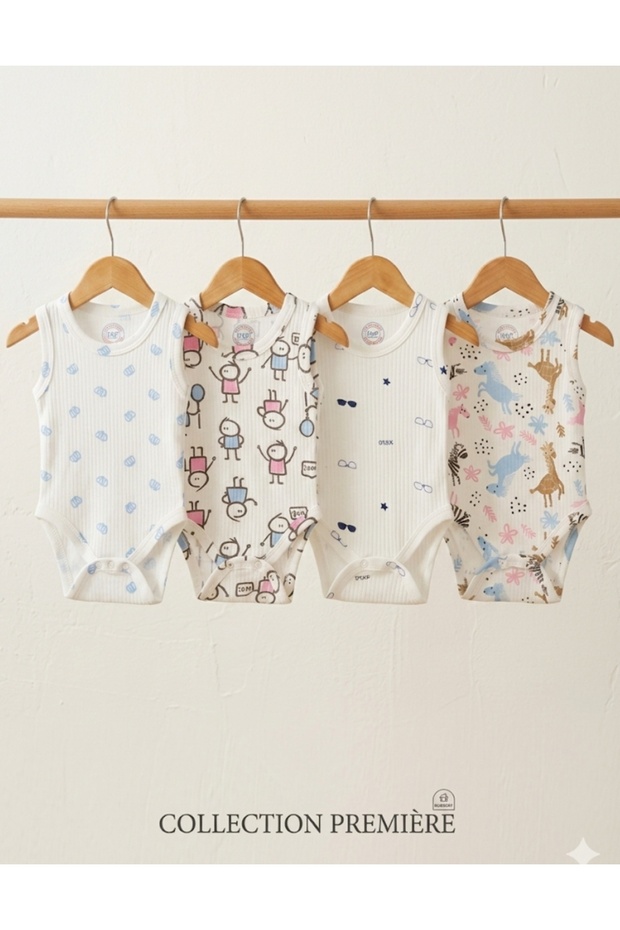 Baby Bodysuit Set of 4