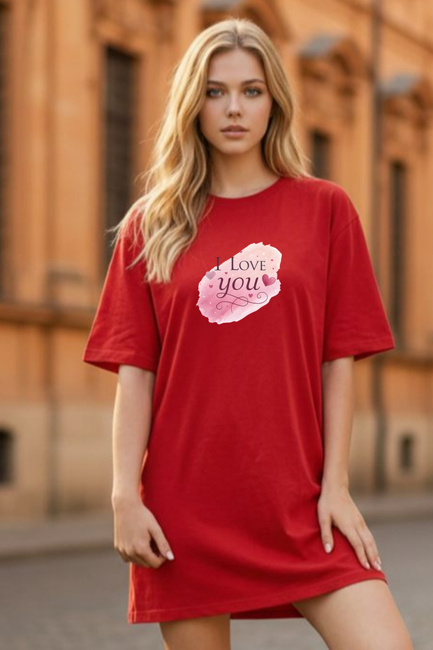 Plus Size Women Short Sleeve Crew Neck T-Shirt Dress Nightgown Comfy Cotton