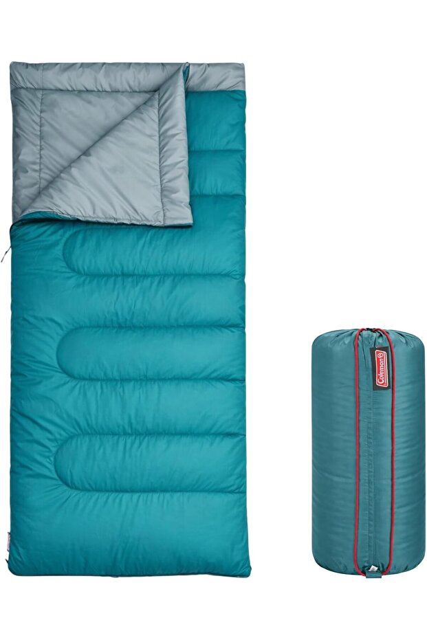 Sleeping Bag Atlantic Lite 10, Rectangular Single Sleeping Bag, Indoor & Outdoor, 2 Season, Lightweight Summer Sleeping Bag, for Adults, 190 x 84 cm, Comfort Temperature +8° C